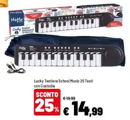 Iper La Grande Lucky Tastiera School Music 25 Tasti offerta