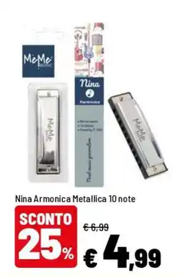 Iper La Grande Nina Armonica Metallica 10 note offerta