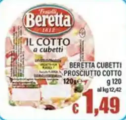 Top Supermercati Beretta Il Cotto a cubetti offerta