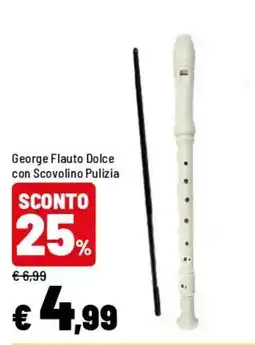 Iper La Grande George Flauto Dolce offerta