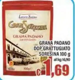 Top Supermercati Grana Sorensina Grana Padano Grattugiato offerta
