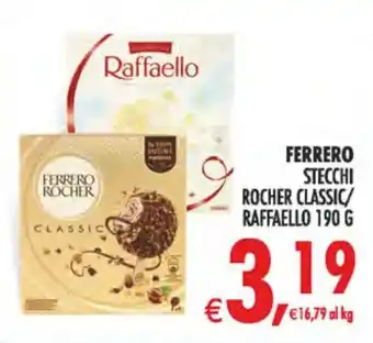 Deco Iperstore FERRERO ROCHER CLASSIC/RAFFAELLO offerta