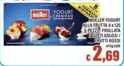 Top Supermercati Muller yogurt alla frutta offerta