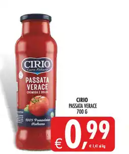 Deco Iperstore Passata verace Cirio offerta