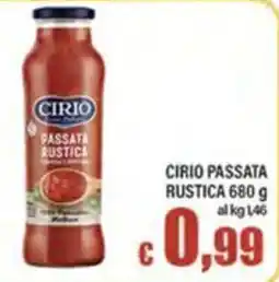 Top Supermercati Cirio Passata Rustica offerta