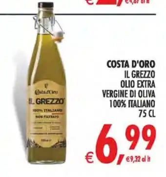 Deco Iperstore Costa d'Oro Il Grezzo Olio Extra Vergine di Oliva offerta