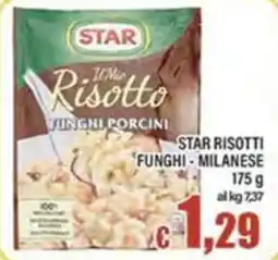 Top Supermercati STAR Risotto Funghi Porcini offerta