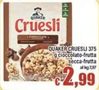 Top Supermercati Quaker Cruesli offerta