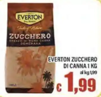 Top Supermercati Everton Zucchero di canna offerta