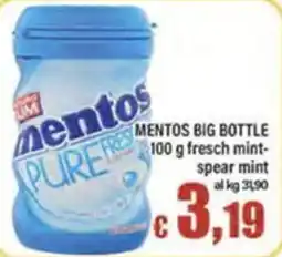 Top Supermercati mentos PURE FRESH offerta