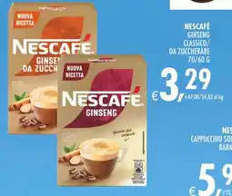 Deco Iperstore NESCAFE GINSENG offerta