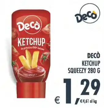 Deco Iperstore DECÒ KETCHUP offerta