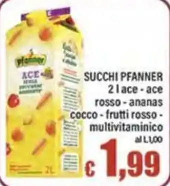 Top Supermercati SUCCHI PFANNER offerta
