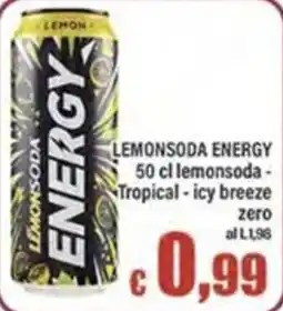 Top Supermercati LEMONSODA ENERGY offerta