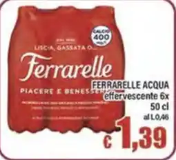 Top Supermercati Ferrarelle acqua effervescente offerta