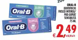 Deco Iperstore ORAL-B DENTIFRICIO FRESCO INTENSO/PRO-EXPERT SENSIBILITÀ offerta
