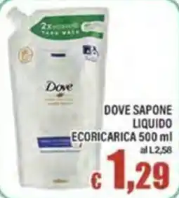 Top Supermercati Dove Sapone Liquido offerta