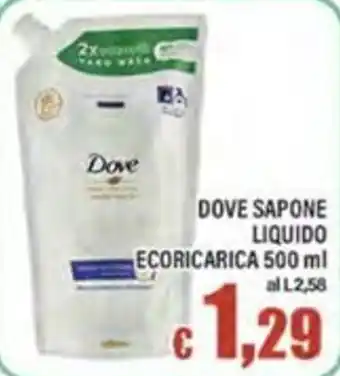 Top Supermercati Dove Sapone Liquido offerta