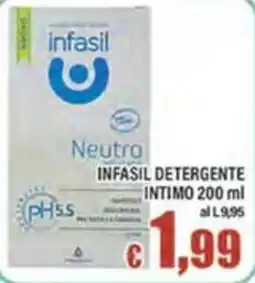 Top Supermercati Infasil detergente intimo offerta