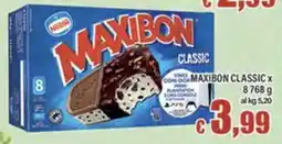 Top Supermercati Maxibon classic offerta