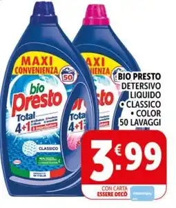 Deco Market bio Presto Total offerta