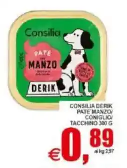 Pewex Consilia DERIK PATE' MANZO/CONIGLIO/TACCHINO offerta