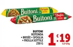 Deco Market Buitoni Rotonda Brisée Sfoglia offerta