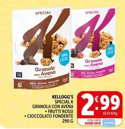 Deco Market KELLOGG'S SPECIAL K GRANOLA CON AVENA offerta