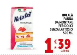 Deco Market Hulala Panna Da Montare Per Dolci Senza Lattosio offerta