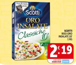 Deco Market Scotti Riso Oro Insalate Classiche 10' offerta