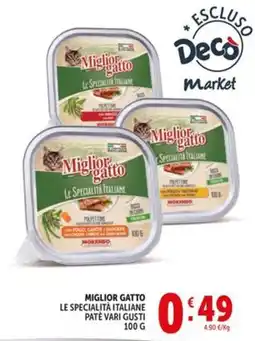 Deco Market Miglior gatto Le Specialità Italiane offerta