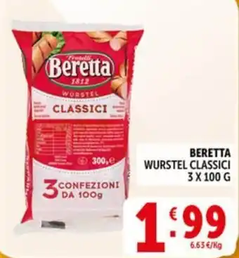 Deco Market Beretta Wurstel Classici offerta