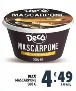 Deco Market Decò Mascarpone offerta