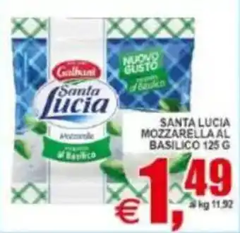 Pewex Santa Lucia Mozzarella al Basilico offerta