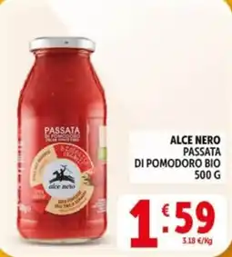 Deco Market ALCE NERO PASSATA DI POMODORO BIO offerta