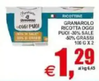 Pewex Granarolo Ricotta Oggi Puoi offerta