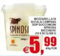 Pewex Mozzarella di bufala campana dop boconcini spinosa offerta