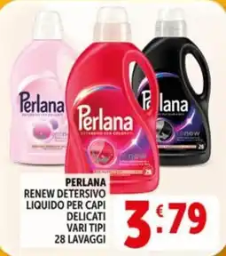 Deco Market Perlana RENEW Detersivo Liquido per Capi Delicati offerta