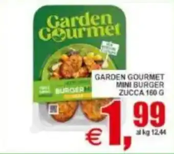 Pewex Garden Gourmet Mini Burger Zucca offerta