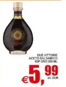 Pewex DUE VITTORIE ACETO BALSAMICO IGP ORO offerta