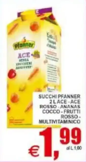Pewex Succhi Pfanner offerta