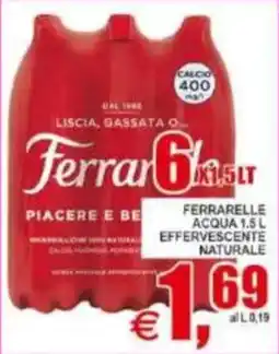 Pewex Ferrarelle Acqua Effervescente Naturale offerta