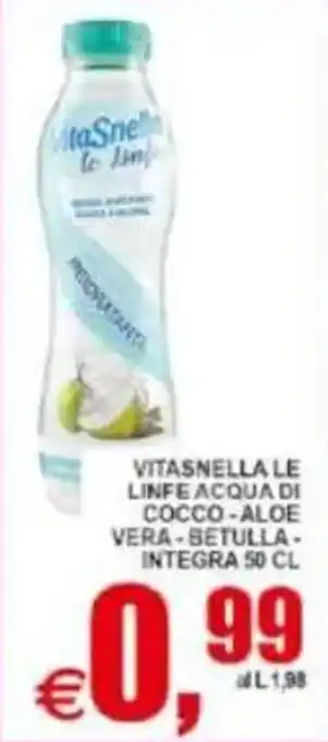 Pewex VITASNELLA LE LINFE ACQUA DI COCCO-ALOE VERA-BETULLA- INTEGRA offerta