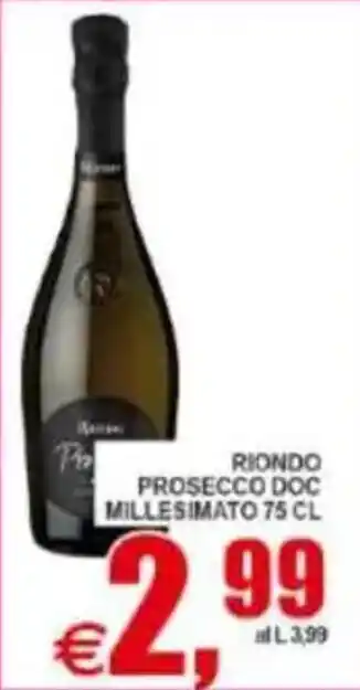 Pewex Riondo Prosecco DOC Millesimato offerta