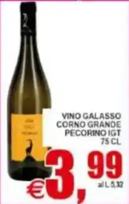 Pewex Vino Galasso Corno Grande Pecorino IGT offerta