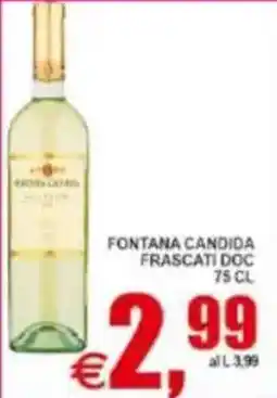 Pewex FONTANA CANDIDA FRASCATI DOC offerta