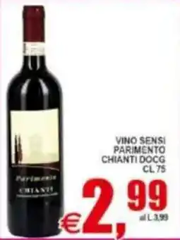 Pewex Vino Sensi Parimento Chianti DOCG offerta