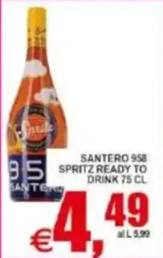Pewex SANTERO 958 SPRITZ READY TO DRINK offerta
