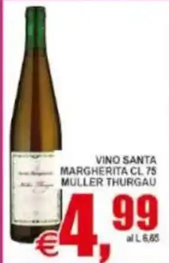 Pewex Vino Santa Margherita Muller Thurgau offerta