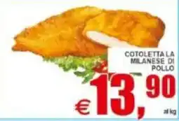 Pewex COTOLETTA LA MILANESE DI POLLO offerta